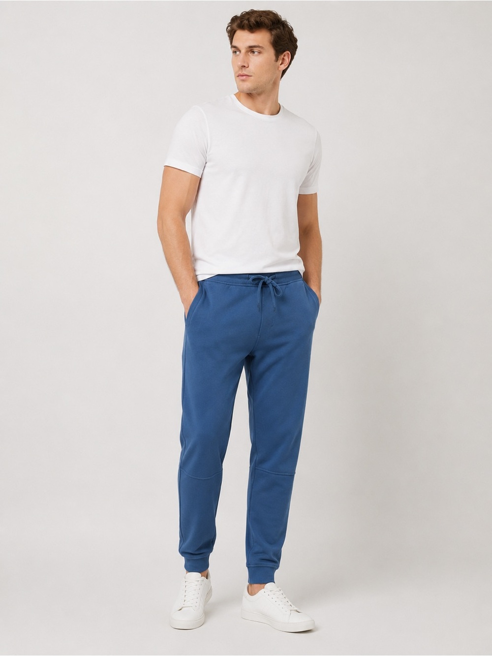 Lululemon City Sweat Joggers Blue Drawstring Athletic Lounge Pants Men’s